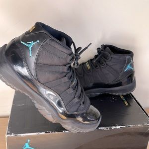 Air Jordan 11 Retro Black/Gamma Blue Us Size 10